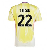 Koszulka piłkarska Juventus Timothy Weah #22 Strój wyjazdowy 2024-25 tanio Krótki Rękaw